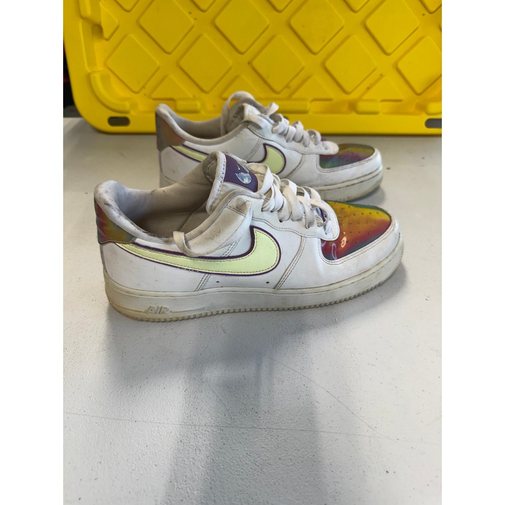 Nike Air Force 1 Low Easter 2020 White Barely Volt CW0367-100 Womens Size 10